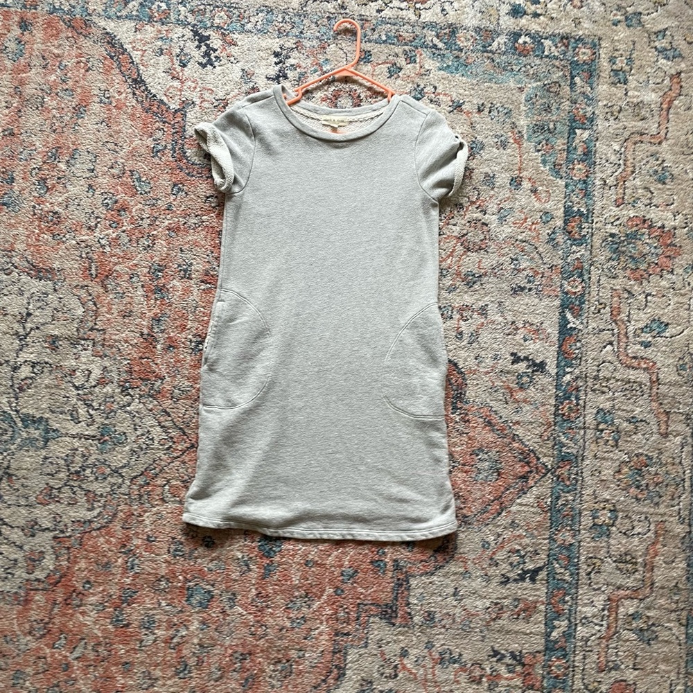 Casual Gray Short Sleeve Dress